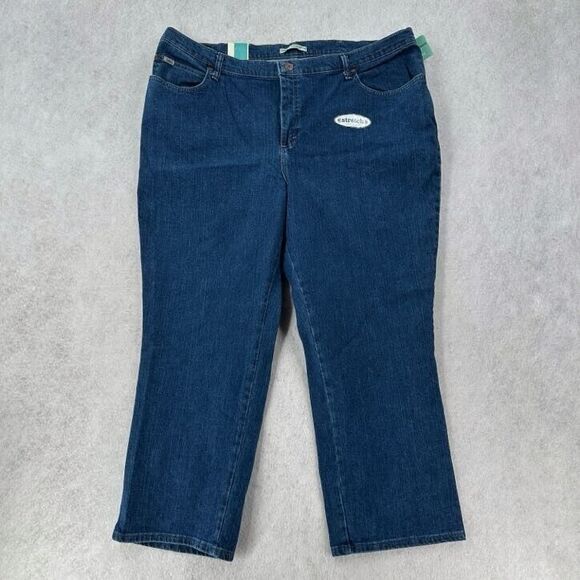 NWT Lee Relaxed Fit Straight Leg Jeans‎ Womens 24W Instantly Slims - Picture 1 of 9
